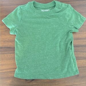 Old Navy Heathered Green Kids Tee Size 12-18 Months